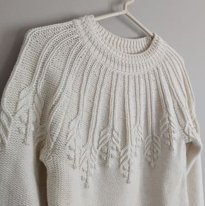 NWT white Talbots Sweater